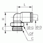 Preview: 'Winkel Einschraubung 1/4"  für 6 mm Leitung