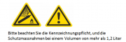 'Füllung 10kg CO2, Q1 in Verbindung mit JÄGER-TEN-Zylinder, Gefahrengut 3 (UN 1013)** + Zustellgebühr